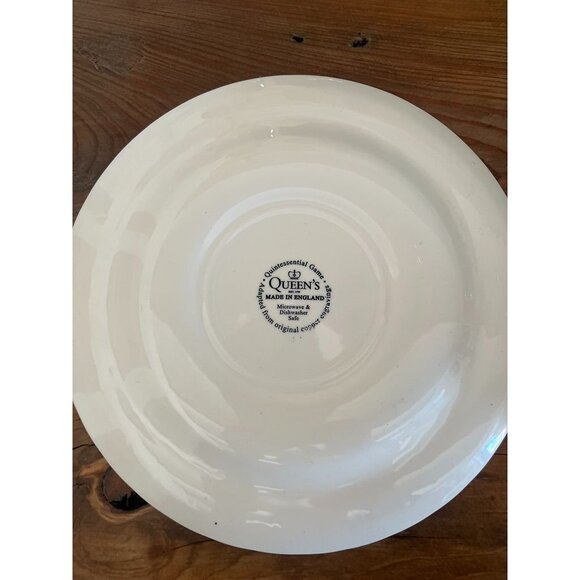 Set of Churchill Queens English Ironstone Pheasant Woodland Plates Thanksgiving - Picture 4 of 4